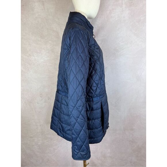 Barbour Jacket Womens 16 Charlotte Quilt Winter Tartan - Picture 3 of 6